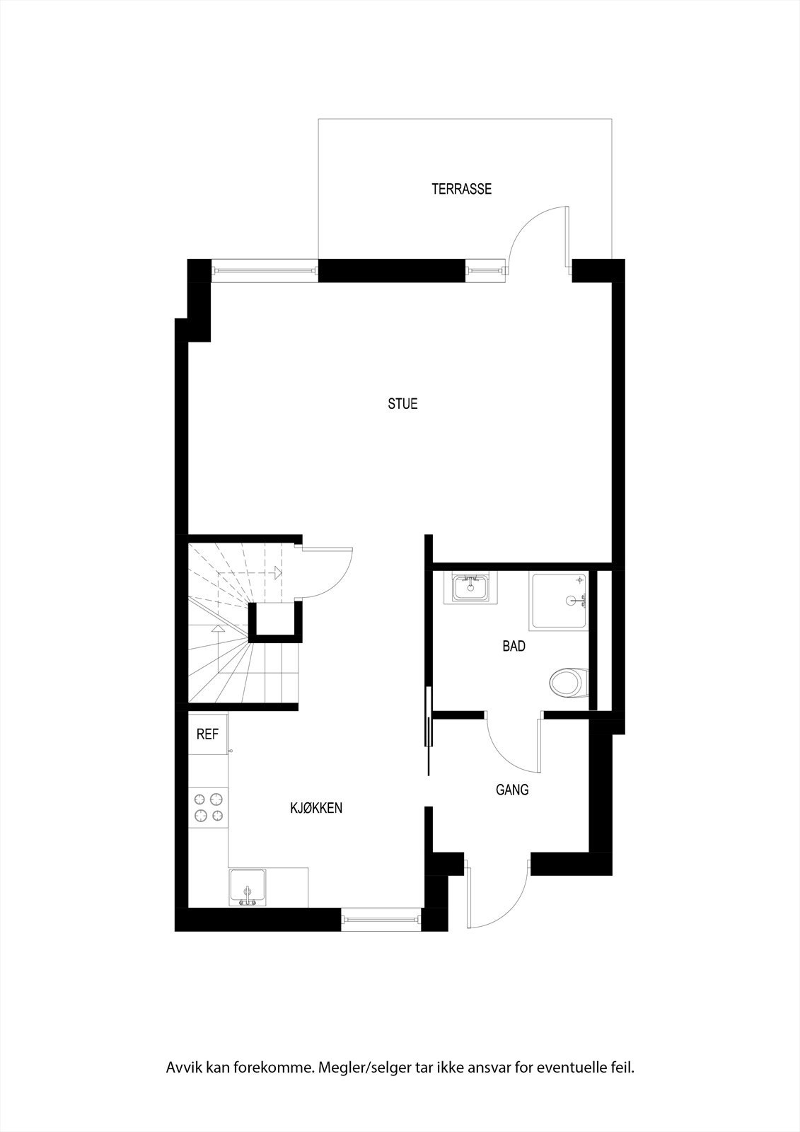 Plantegning 2. etasje Galleribilde