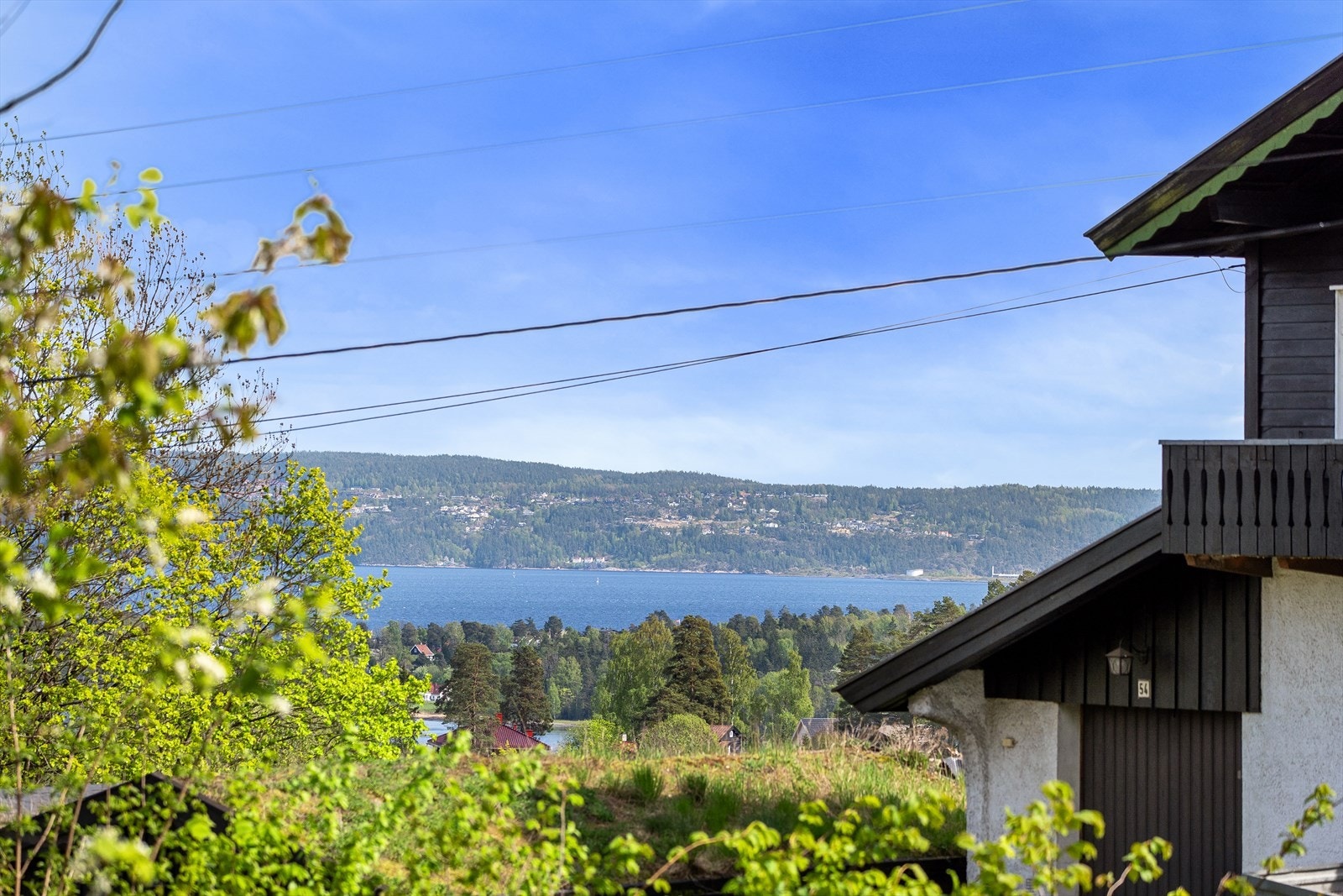 Det er også utsyn mot Oslofjorden. Galleribilde