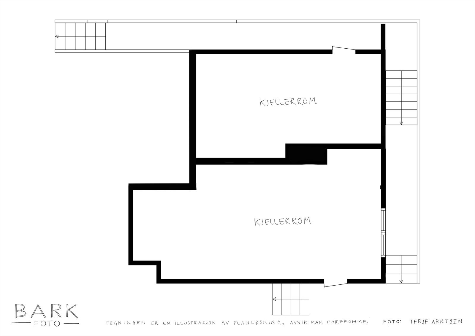 Plantegning - Kjeller. Galleribilde