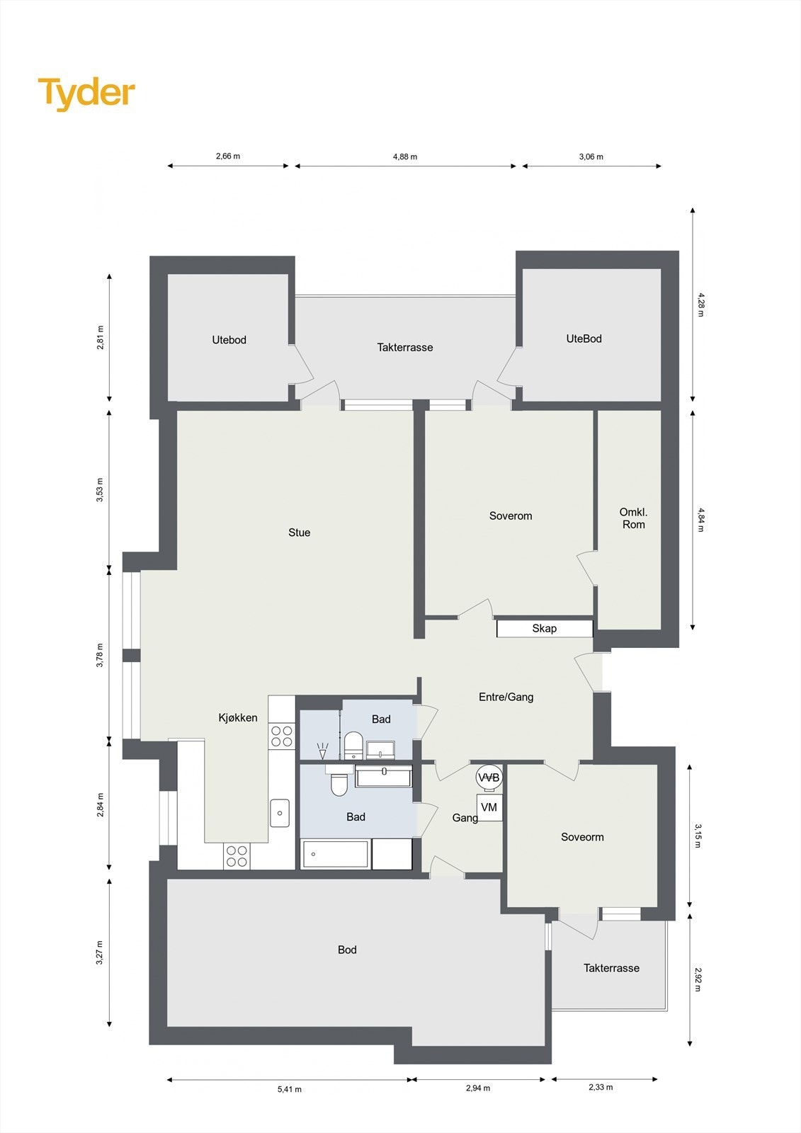 Plantegning Galleribilde