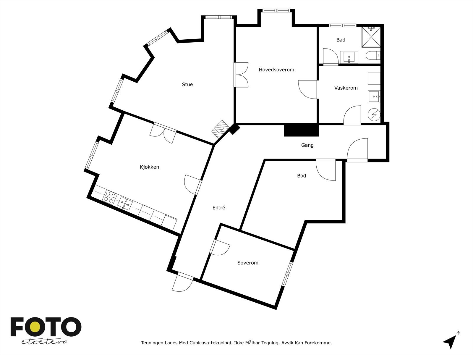 Plantegning Galleribilde