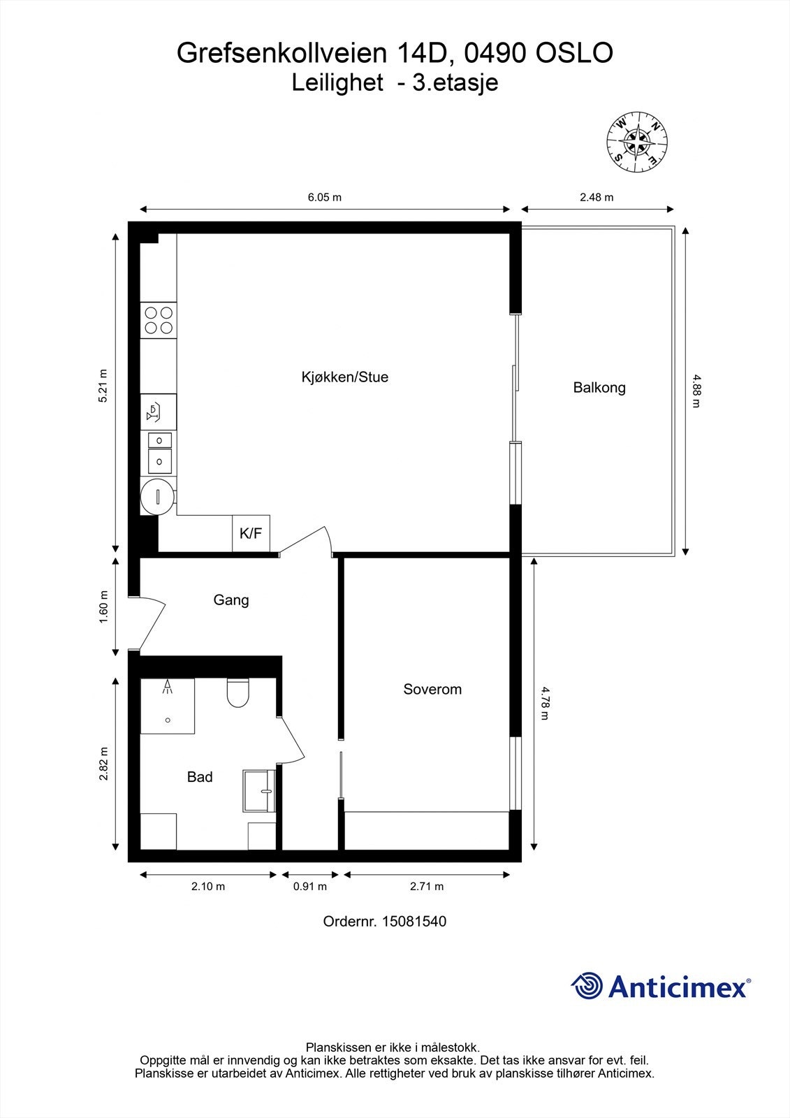 Planskisse Galleribilde