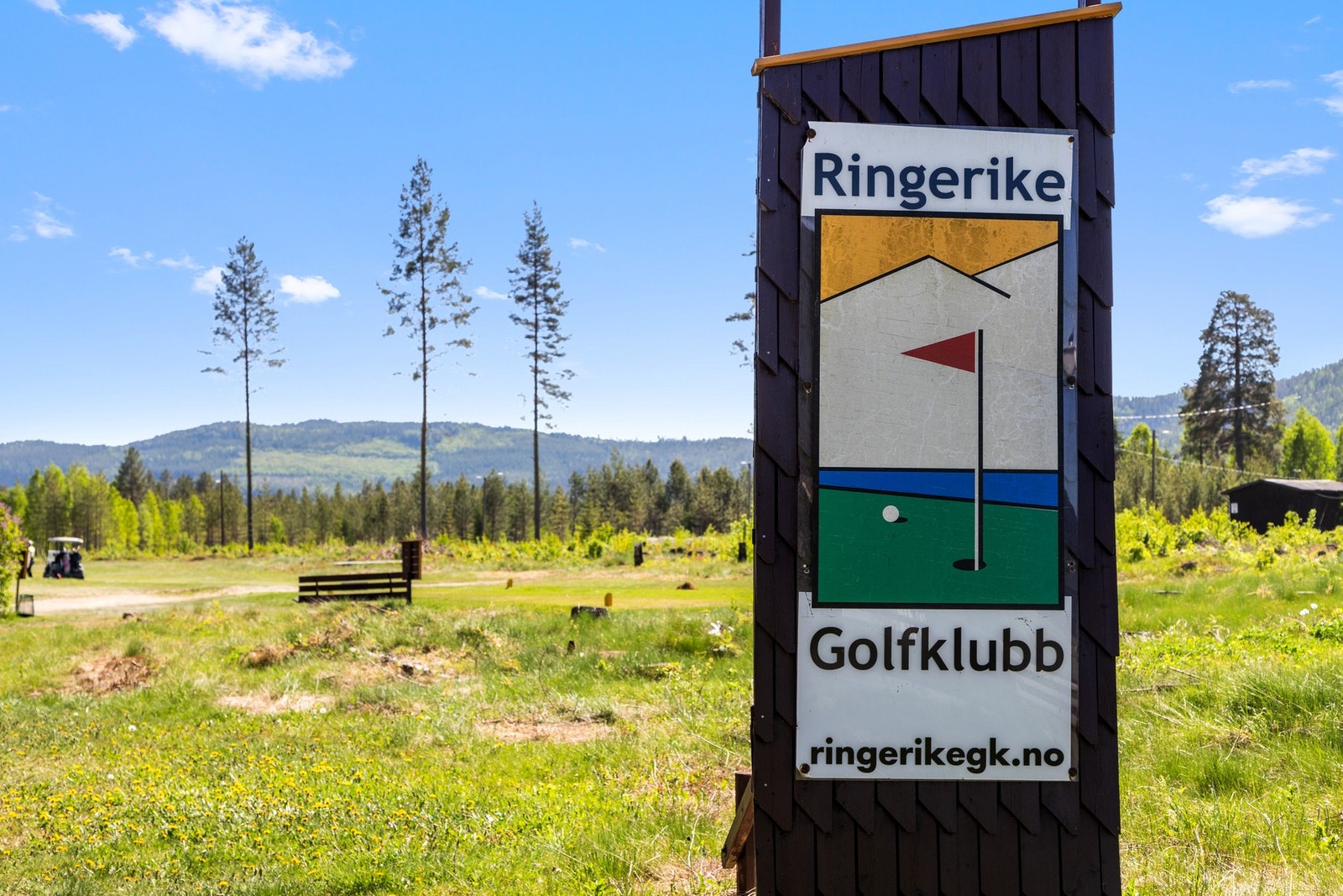 Ringerike Golfklubb ligger ikke langt unna. Galleribilde