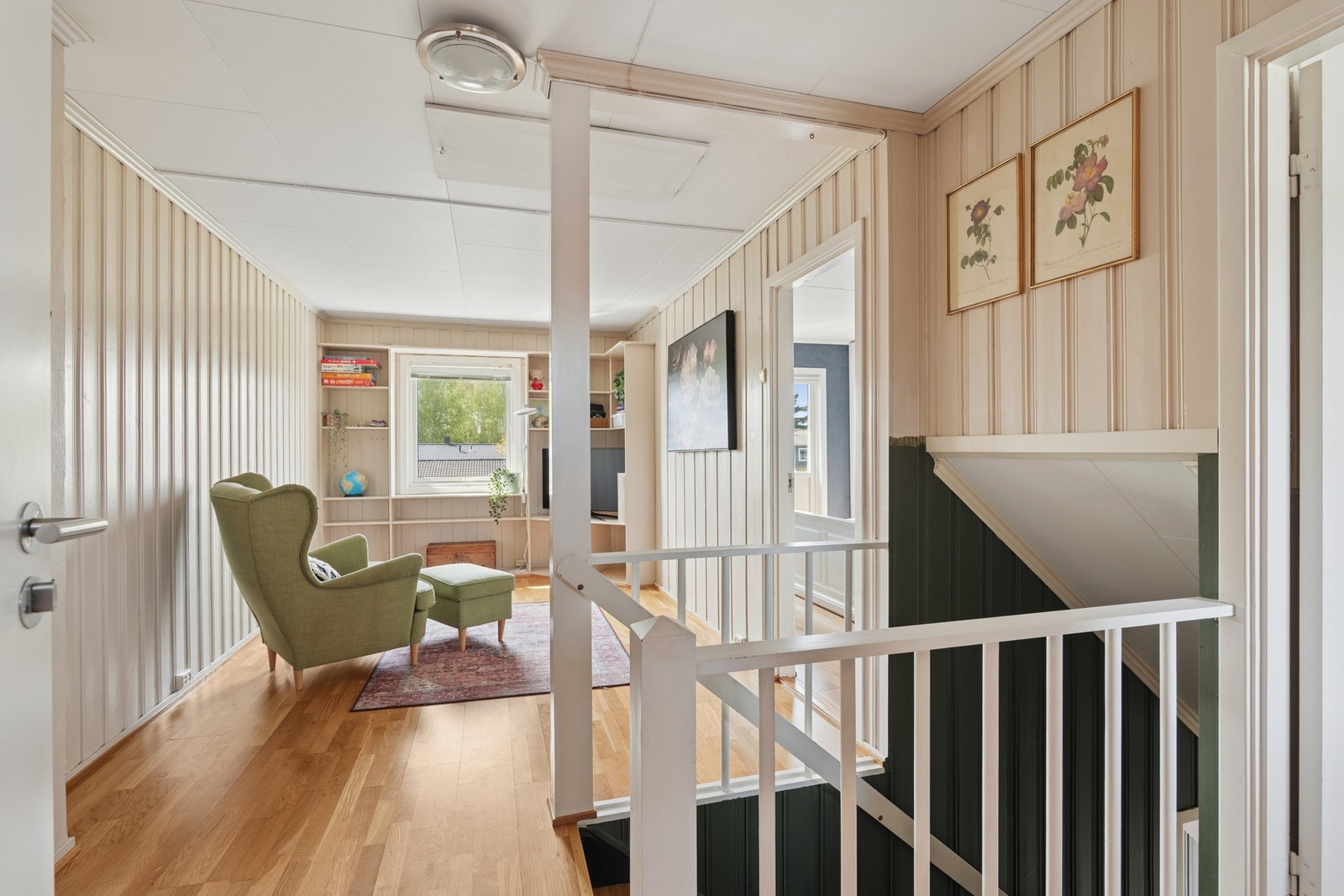 2.etg består av 2 soverom, stue og bad Galleribilde