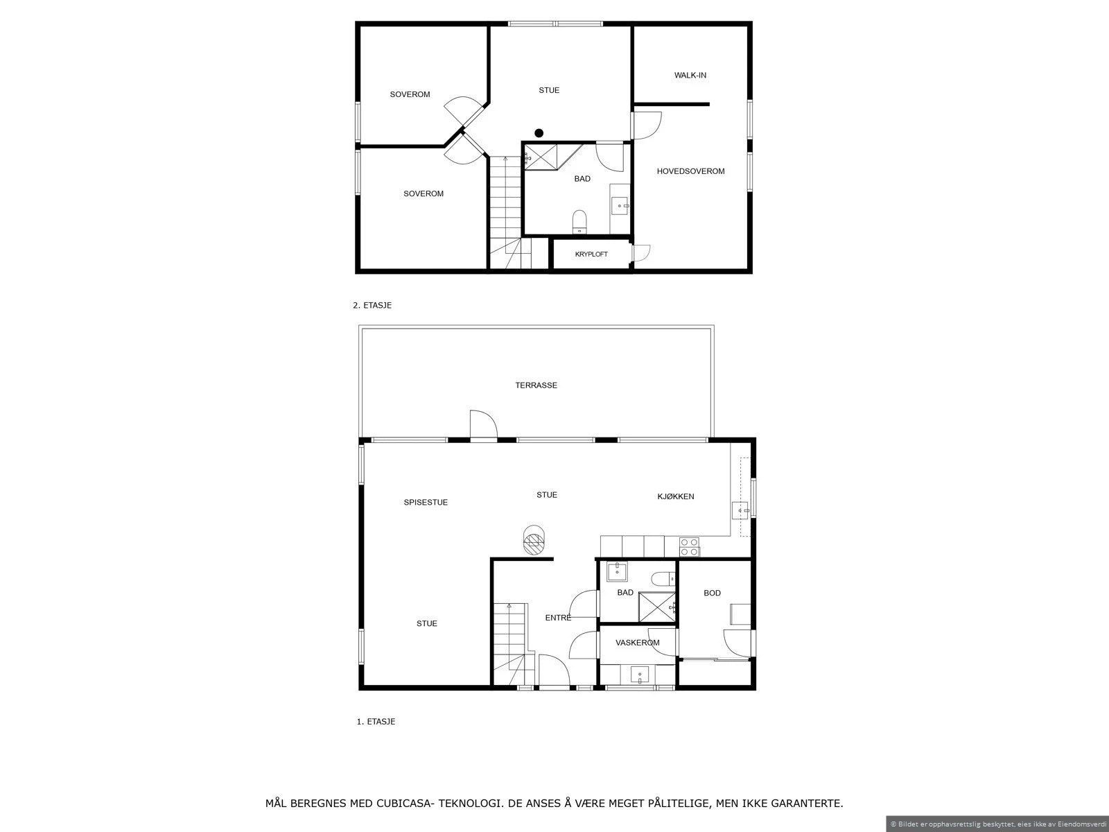 Plantegning Galleribilde