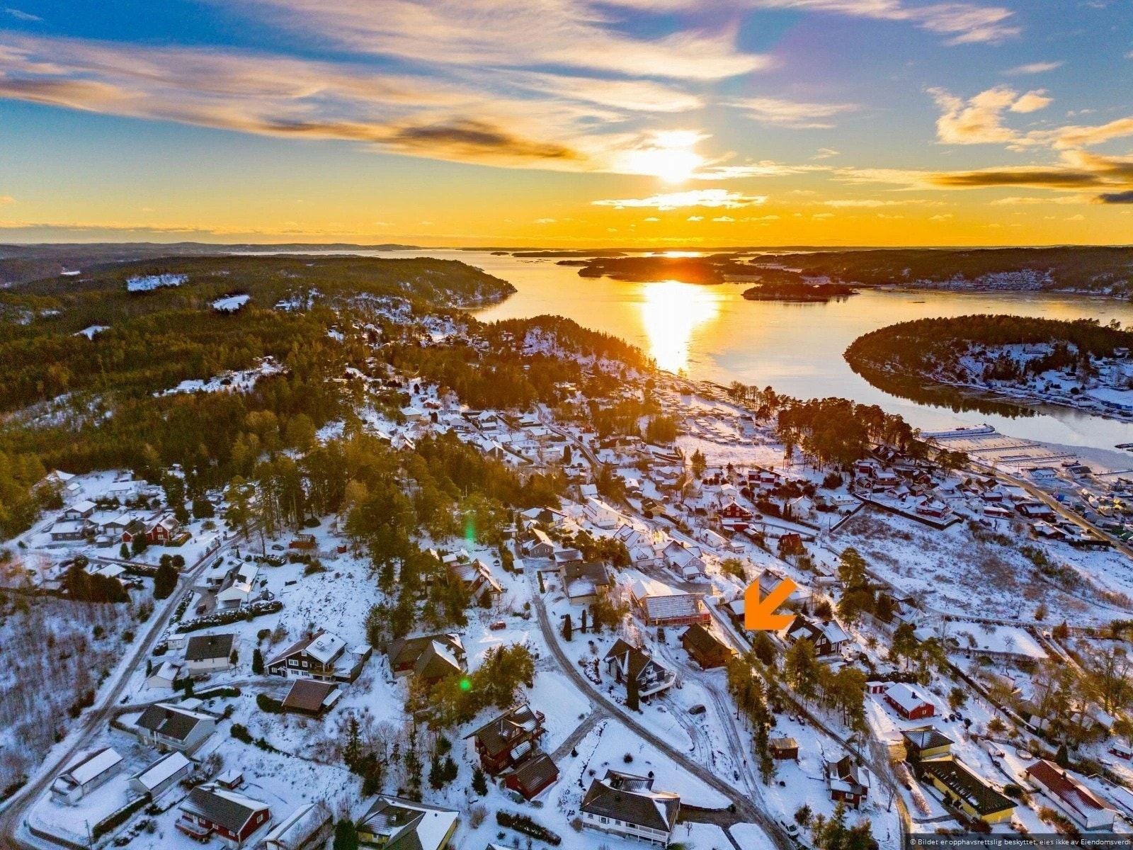 Idylliske Skjeberg Galleribilde