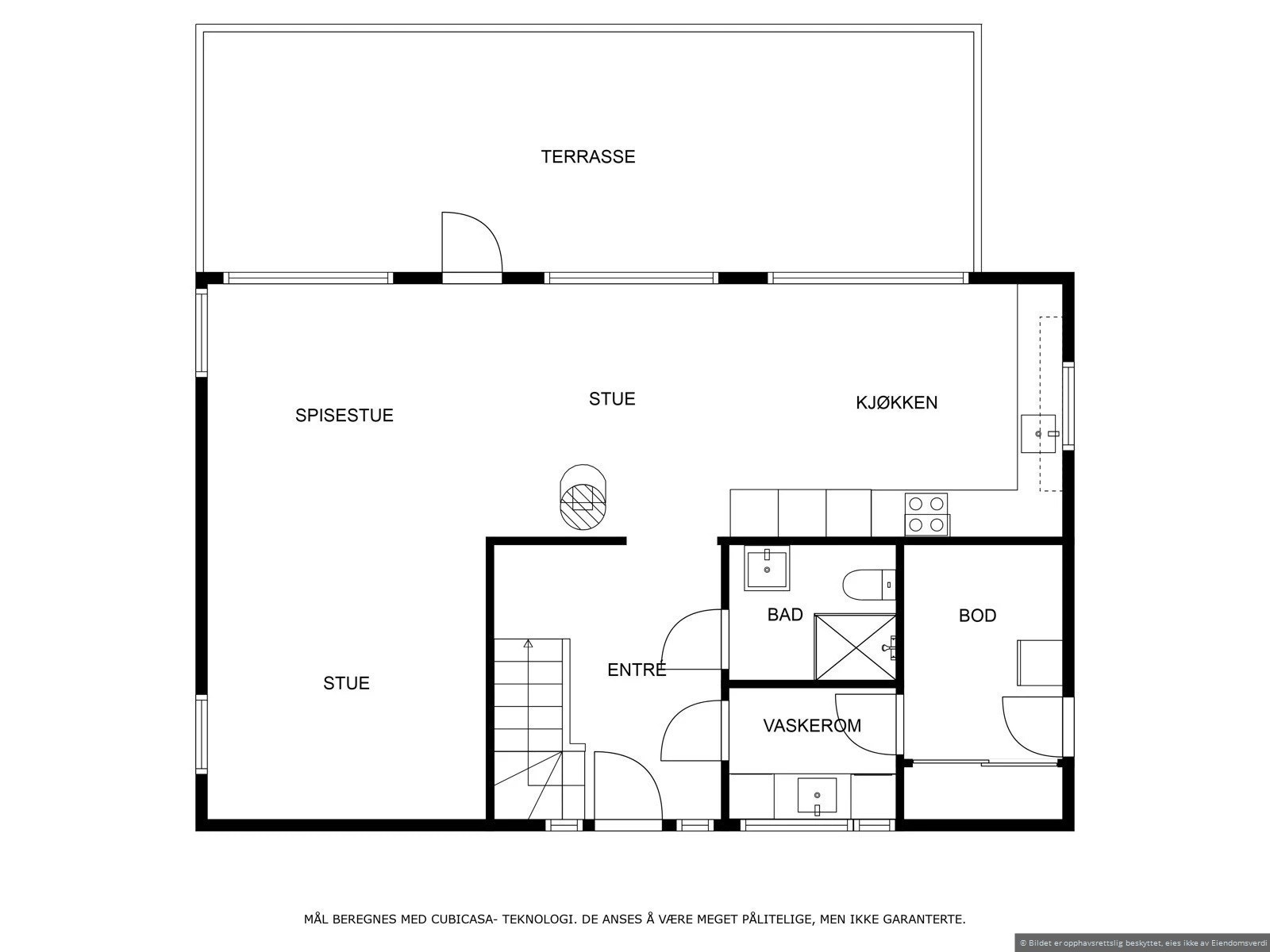 Plantegning Galleribilde
