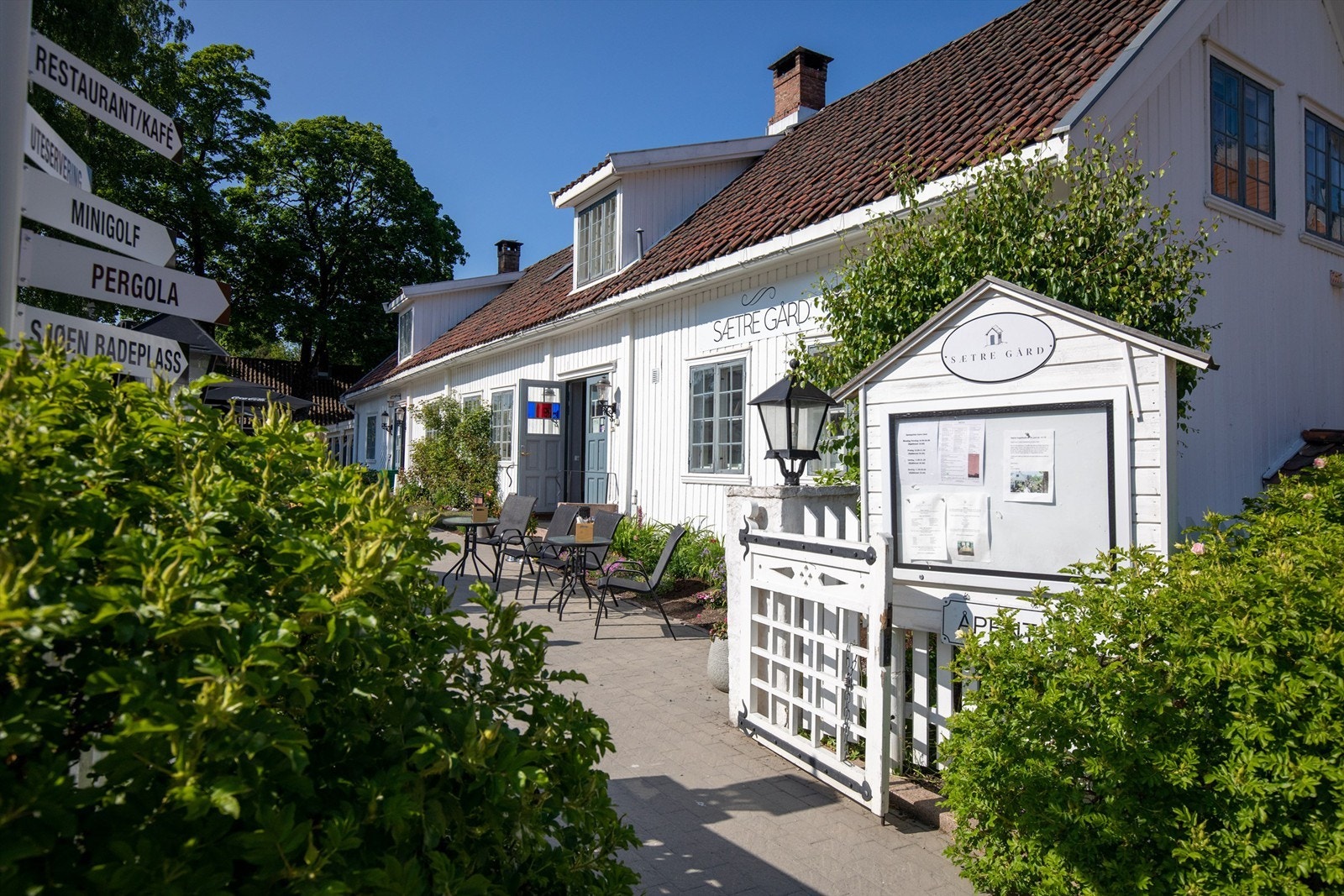 Koselige Sætre gård restaurant Galleribilde