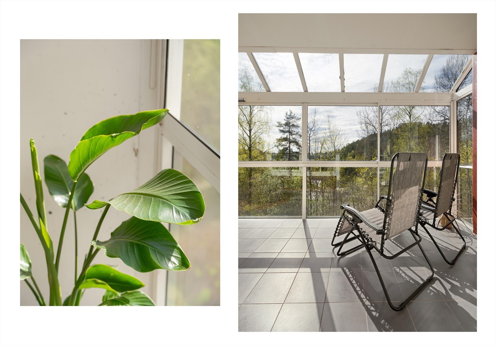 Balkongen har gode solforhold, så her ligger alt til rette for å nyte varme og lune sommerkvelder. Galleribilde