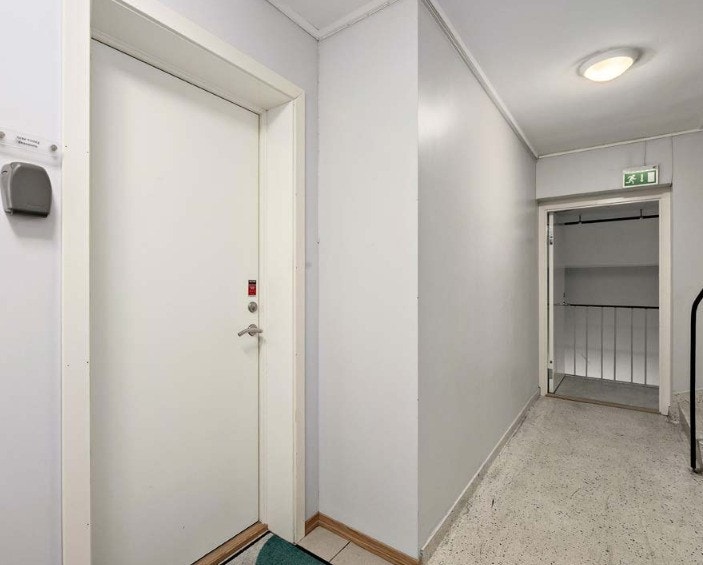 Inngangsdøren til leilighten Galleribilde