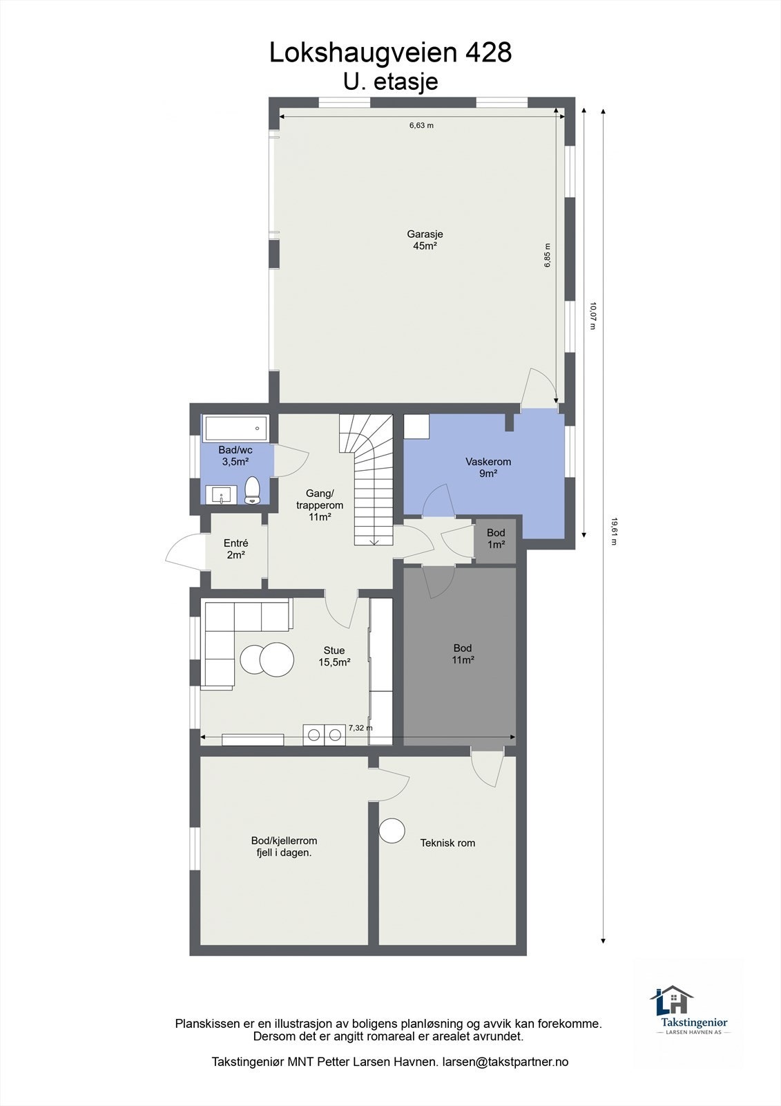 Plantegning u.etasje Galleribilde