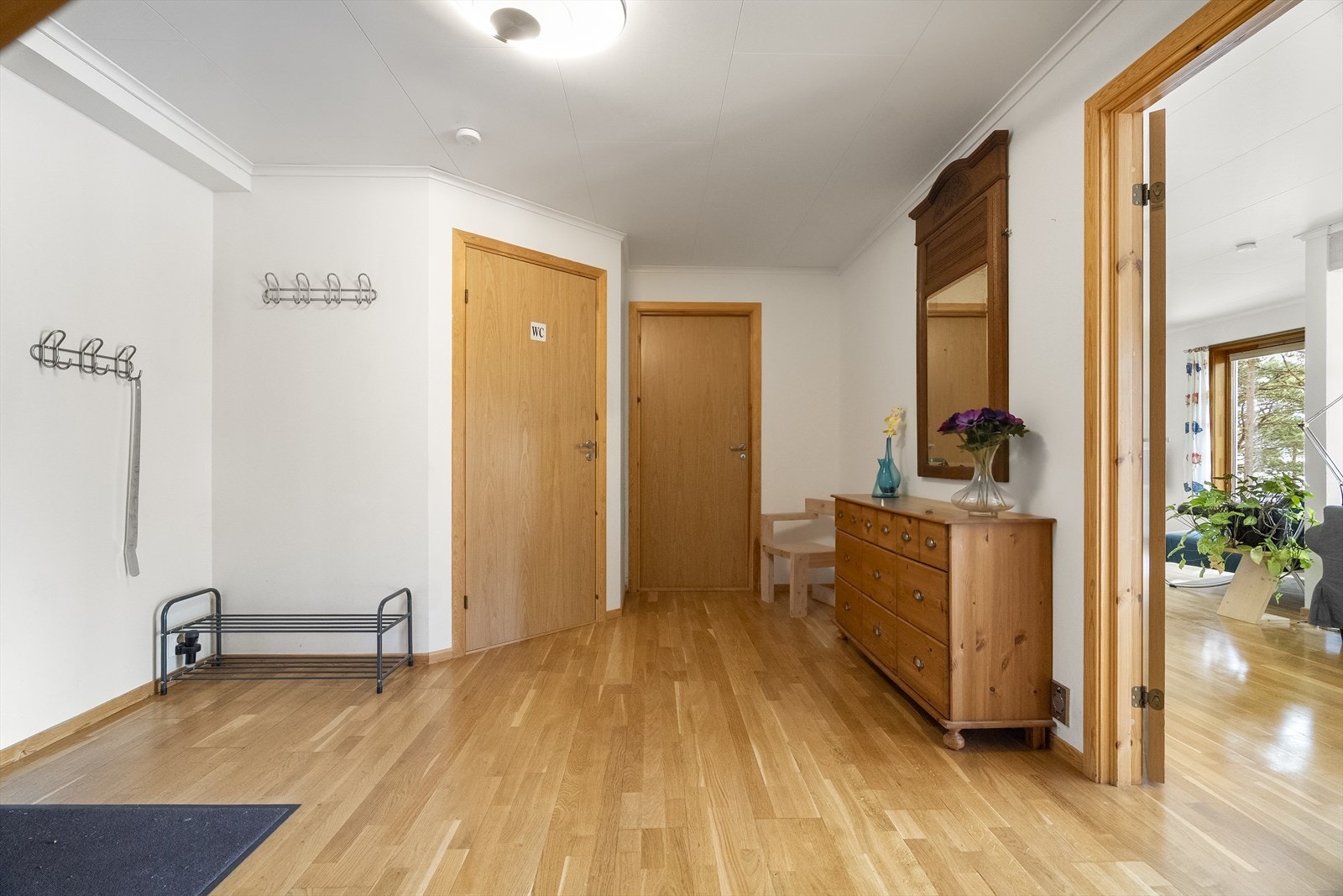 Frå gangen er det tilkomst til toalettrom, vaskerom og stove. Galleribilde