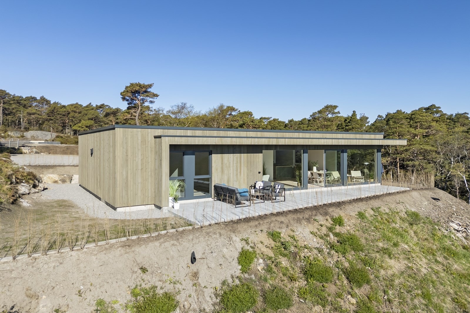 Platting i betong Galleribilde