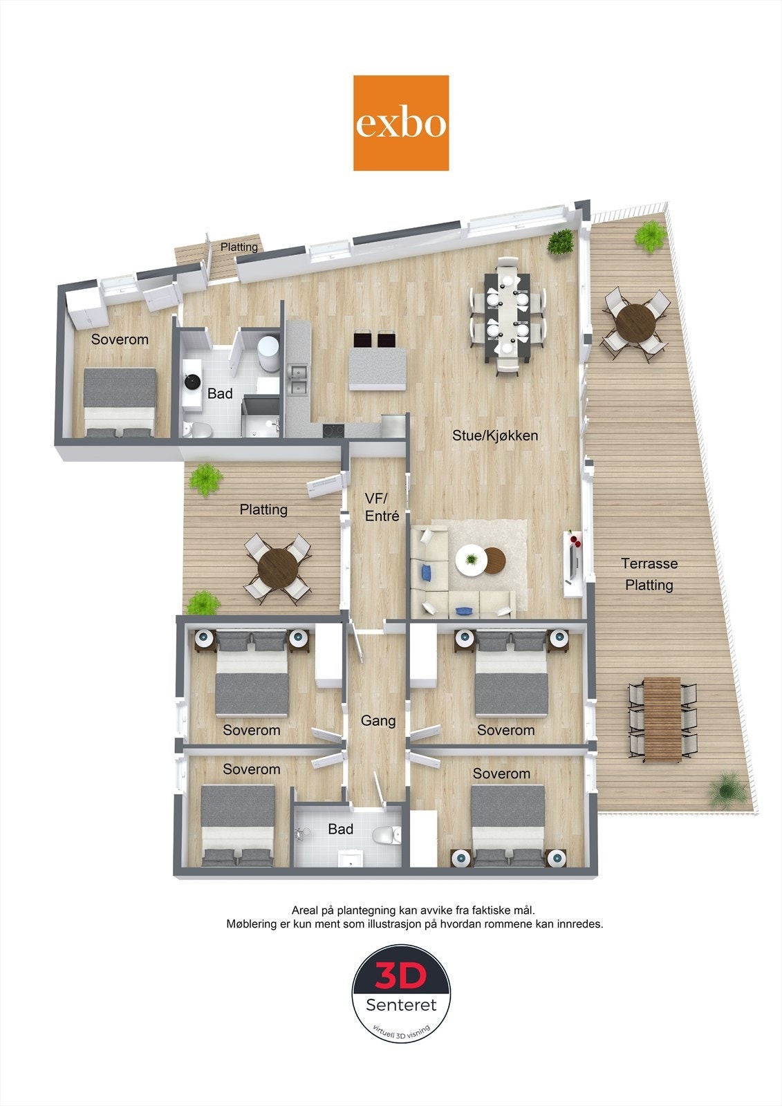 Plantegning Galleribilde