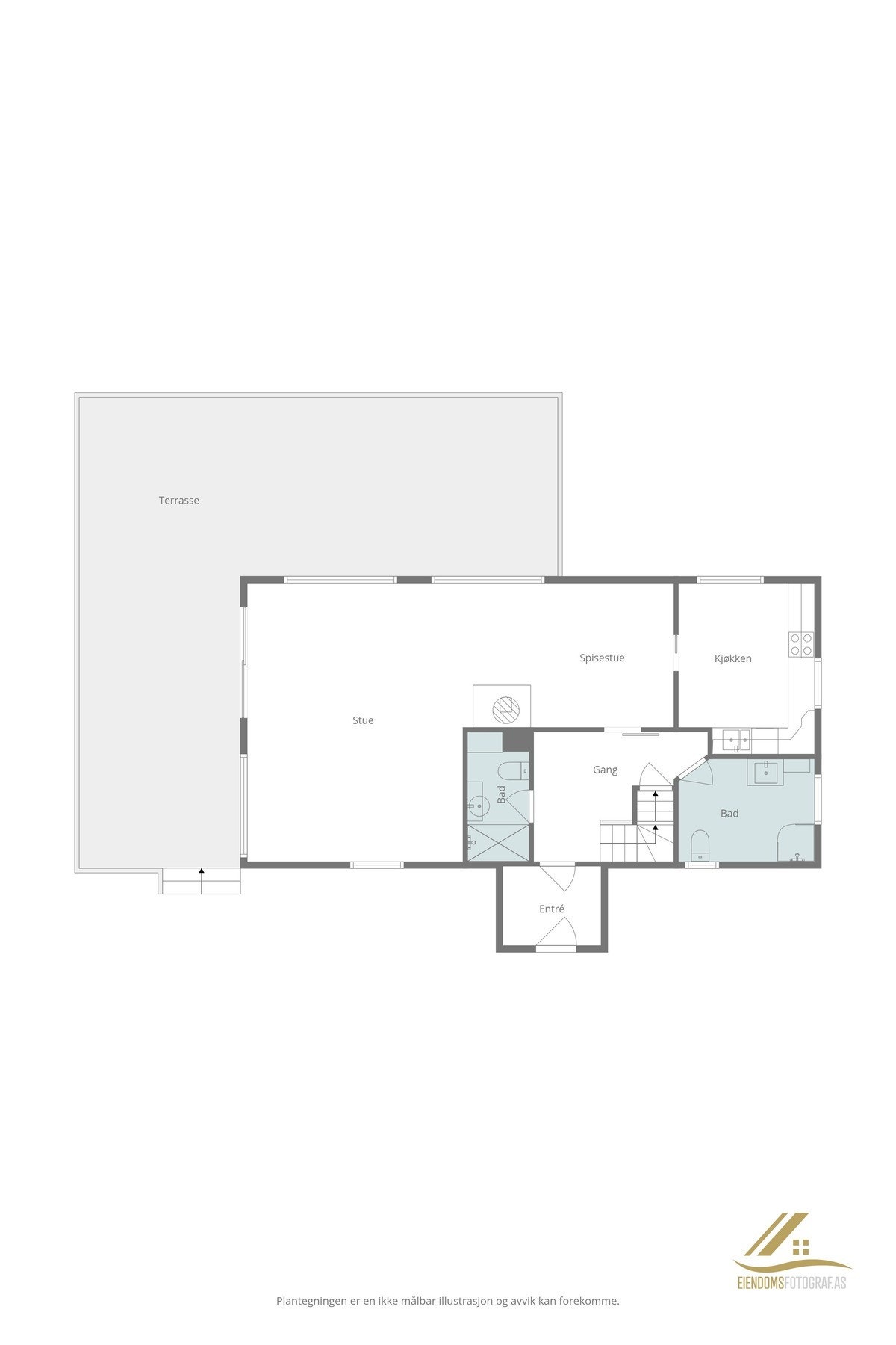 Plantegning Galleribilde