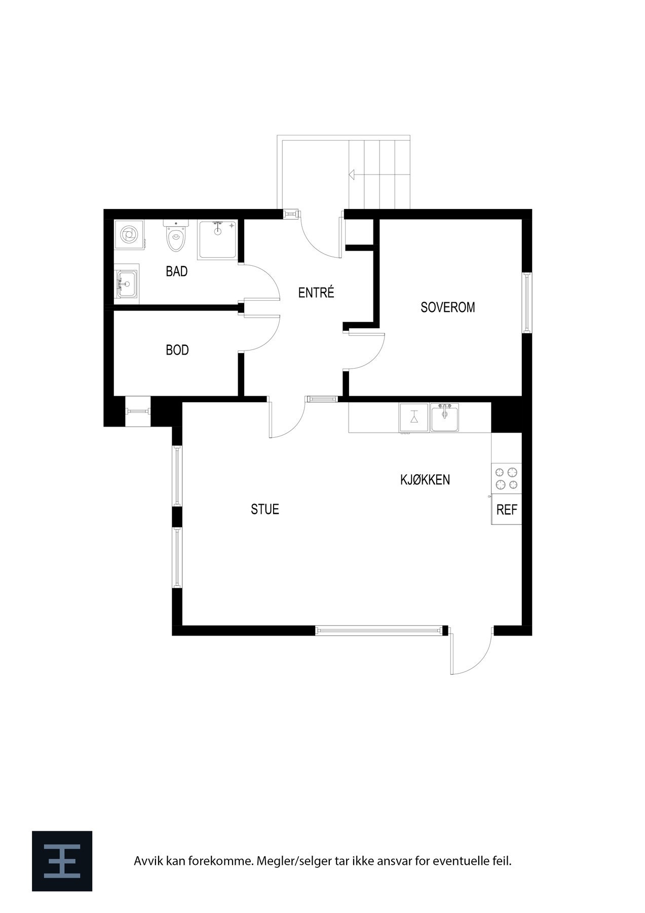 Planskisse nr. 66 - nede Galleribilde