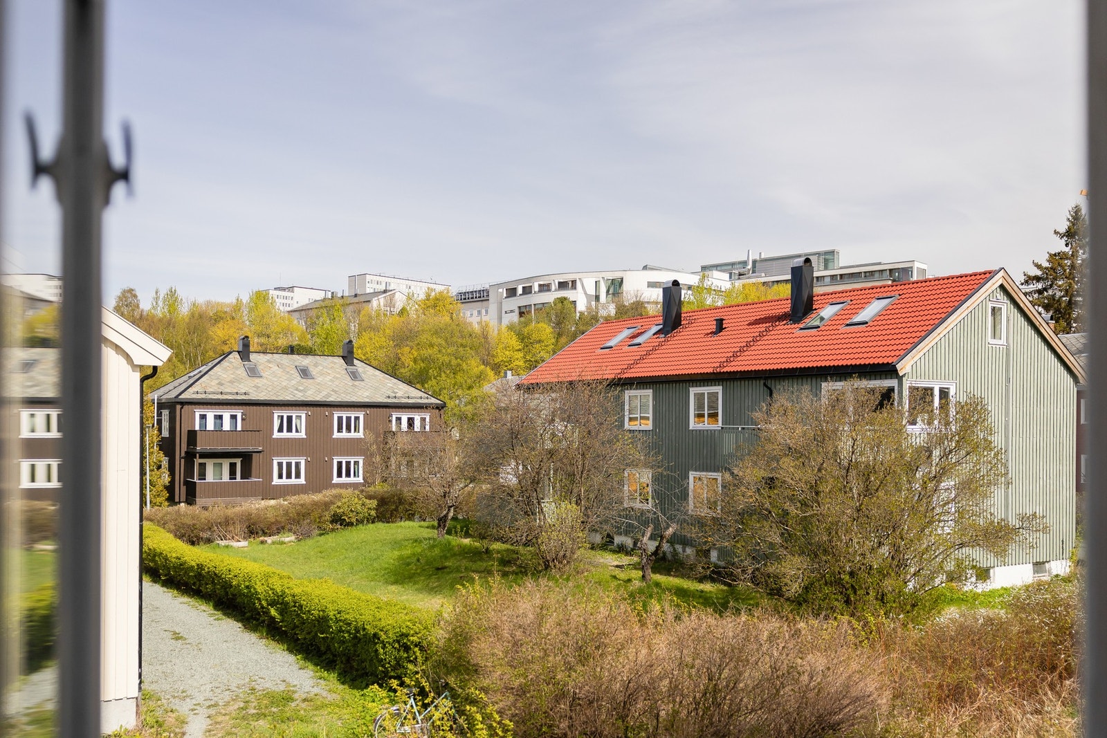 Utsikt fra kjøkkenvindu. Galleribilde