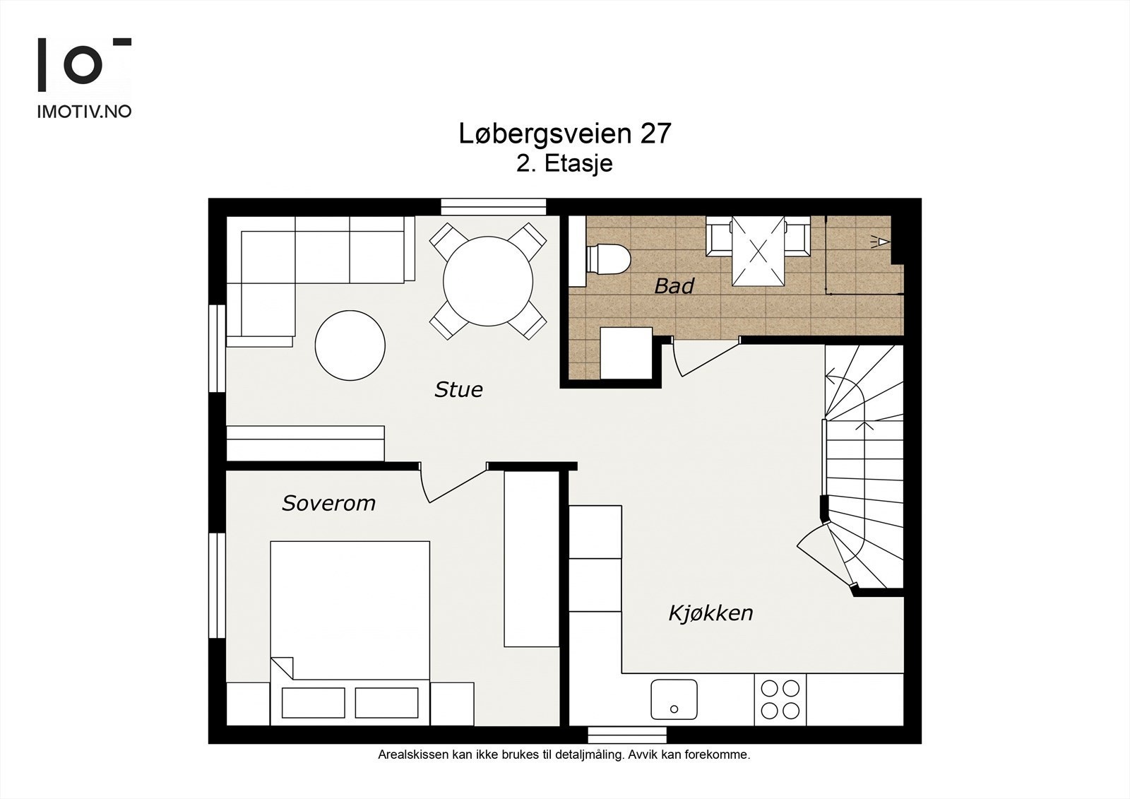 - Plantegning hovedetasje - Galleribilde