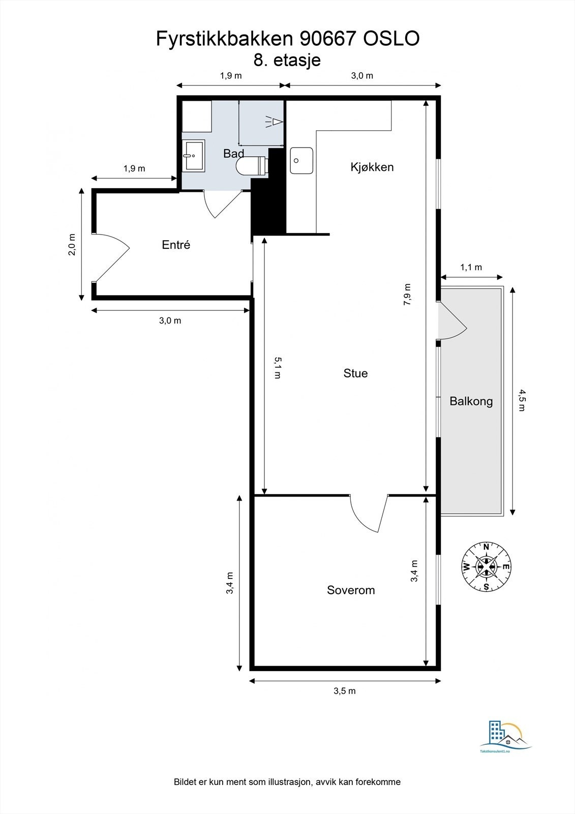 Plantegning Galleribilde