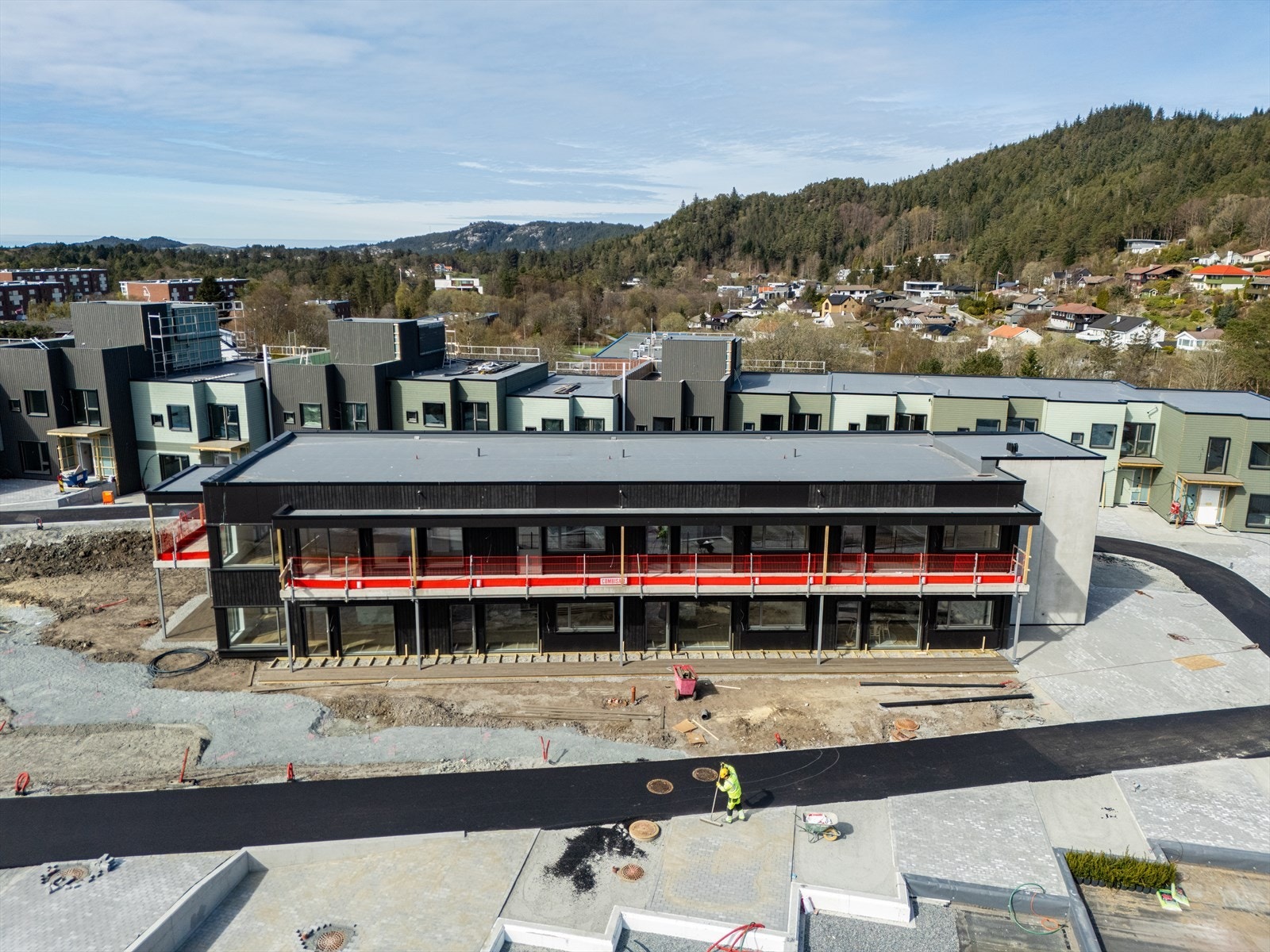 Flott fellesareal under opparbeidelse Galleribilde