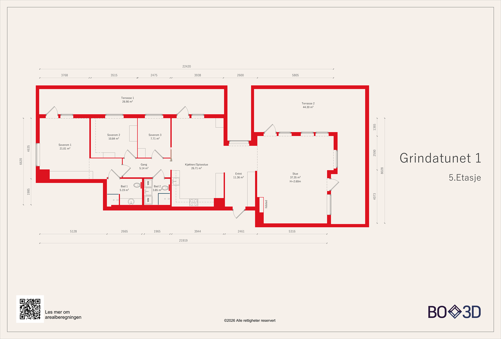 Plantegning. Galleribilde