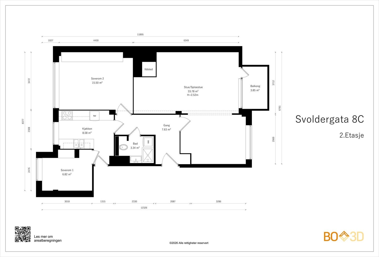 Plantegning Galleribilde