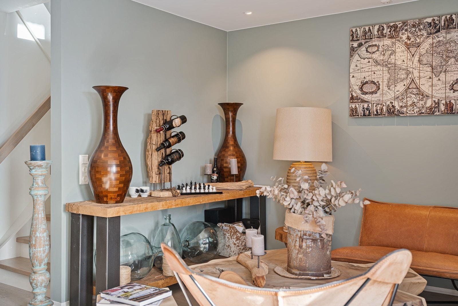 Det er lagt varmekabler i stue- og kjøkkensonen. Galleribilde