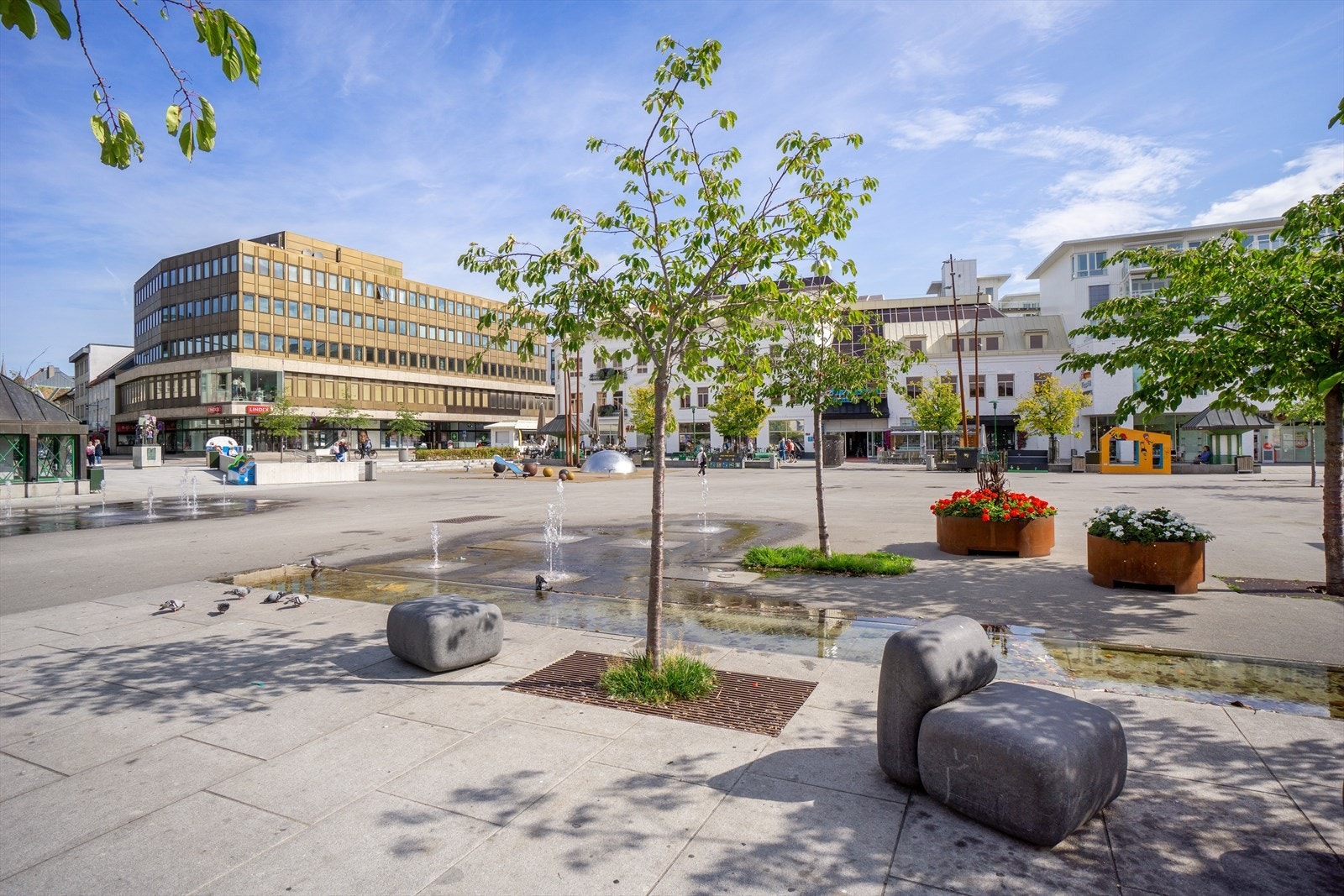Tusleavstand til alle sentrumsfunksjoner. Galleribilde
