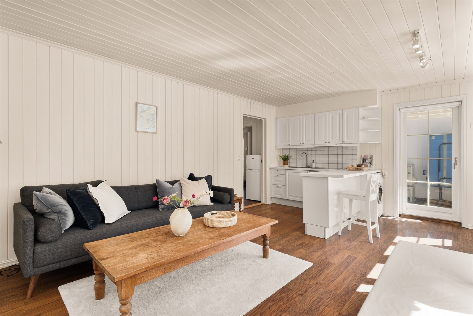 Leiligheten har også en egen inngang. Galleribilde