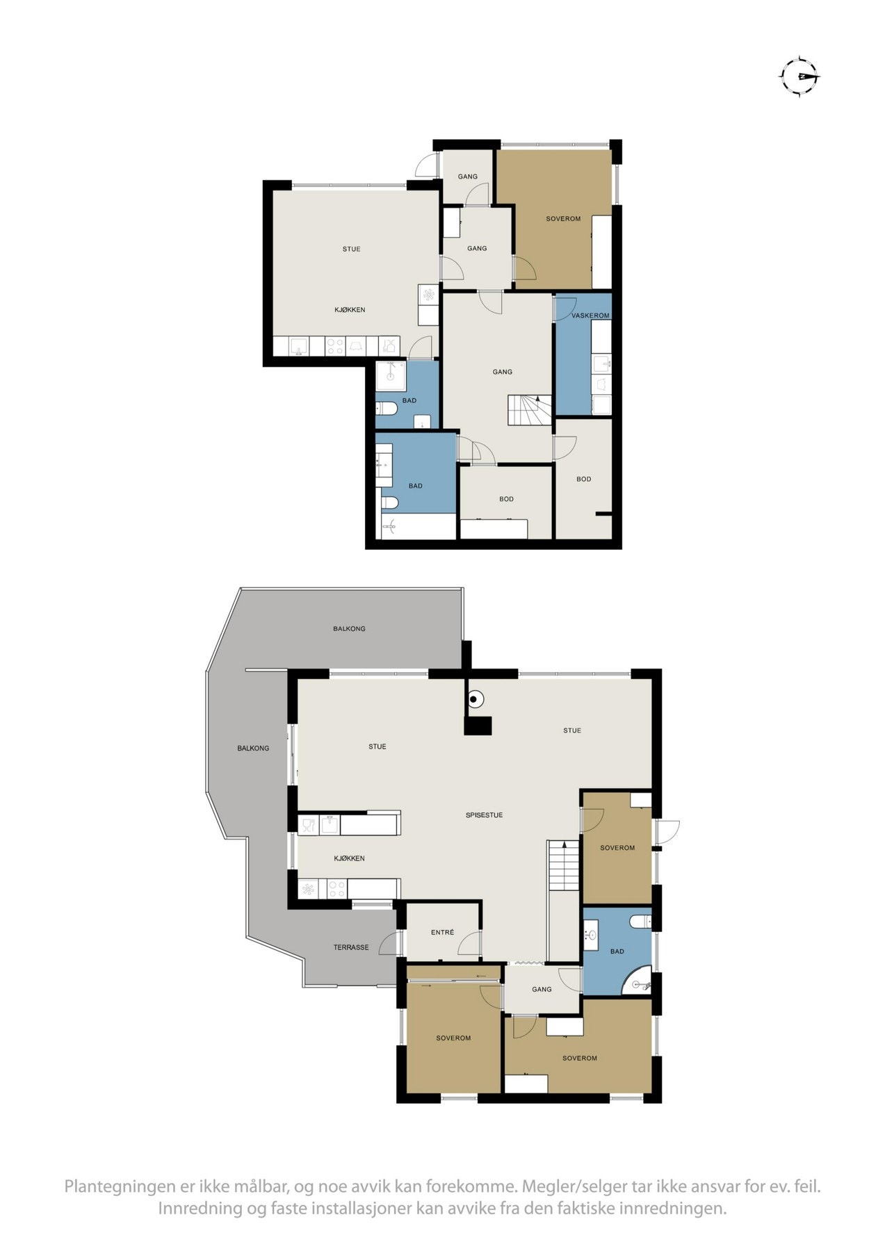 Plantegning Galleribilde