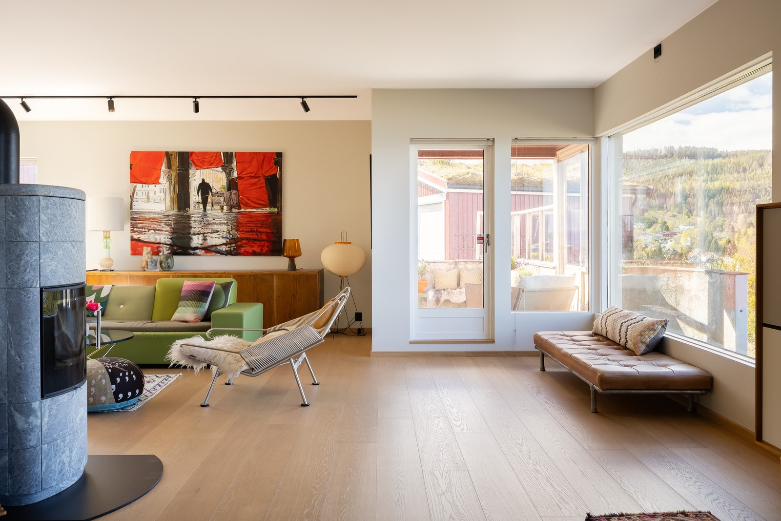 Hovedstuen er på 46,4m². Galleribilde