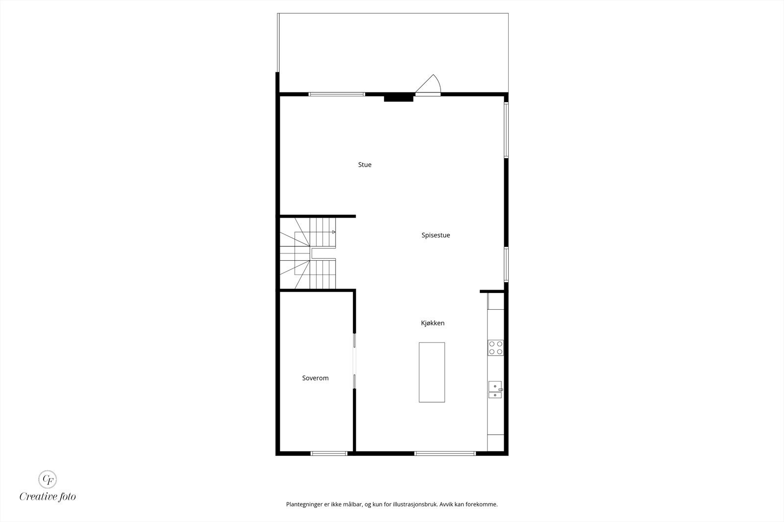 Plantegning 1.etasje Galleribilde