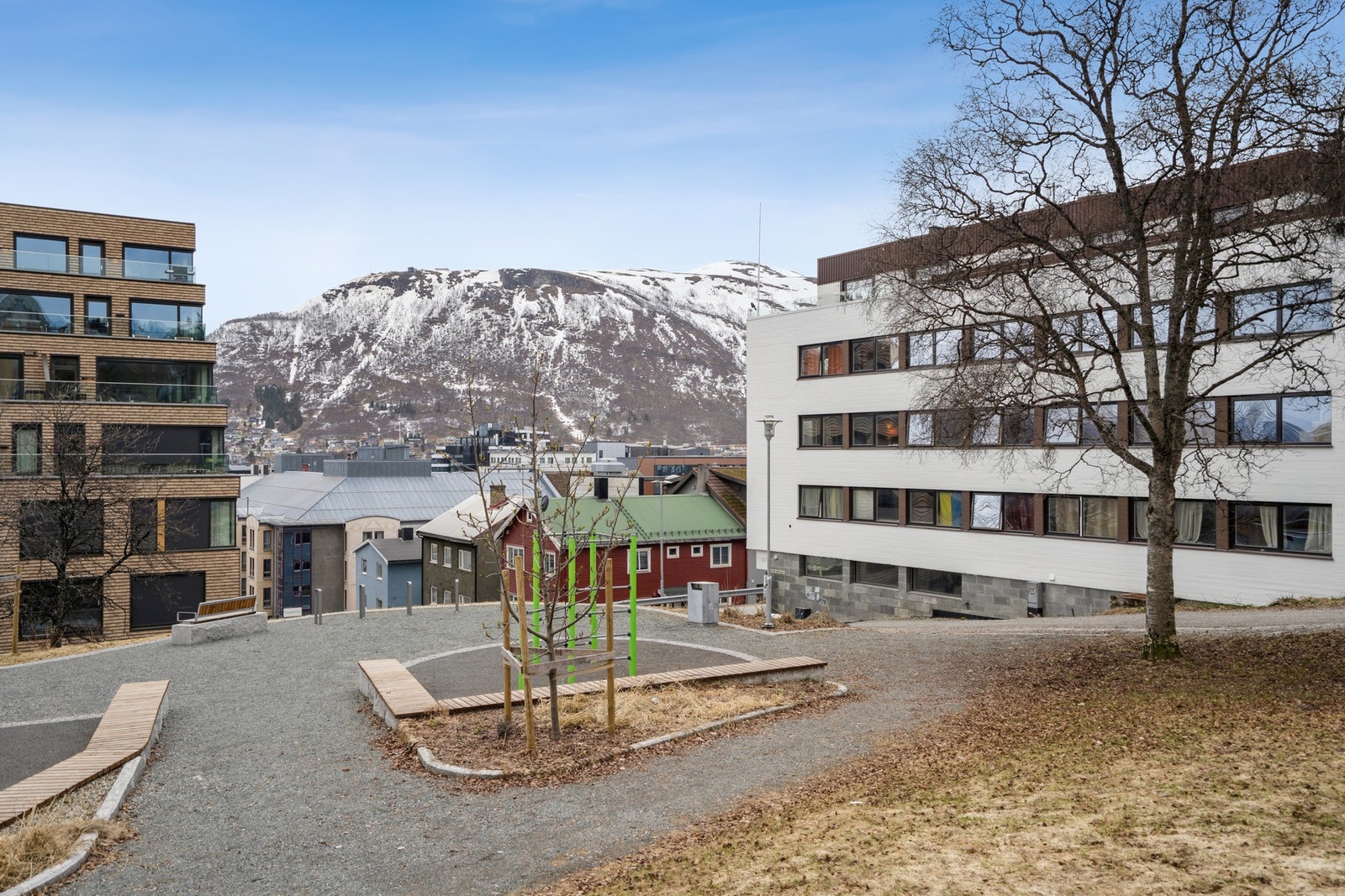 I umiddelbar nærhet finner du flotte, opparbeidede fellesområder og parker. Galleribilde
