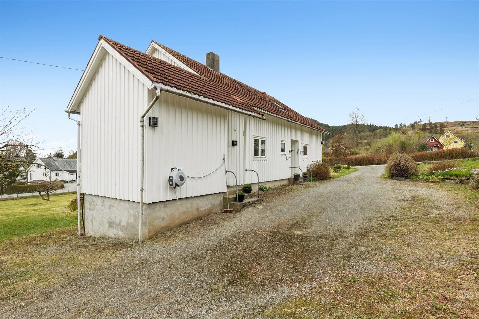 Gårdsrom og fasade. Galleribilde