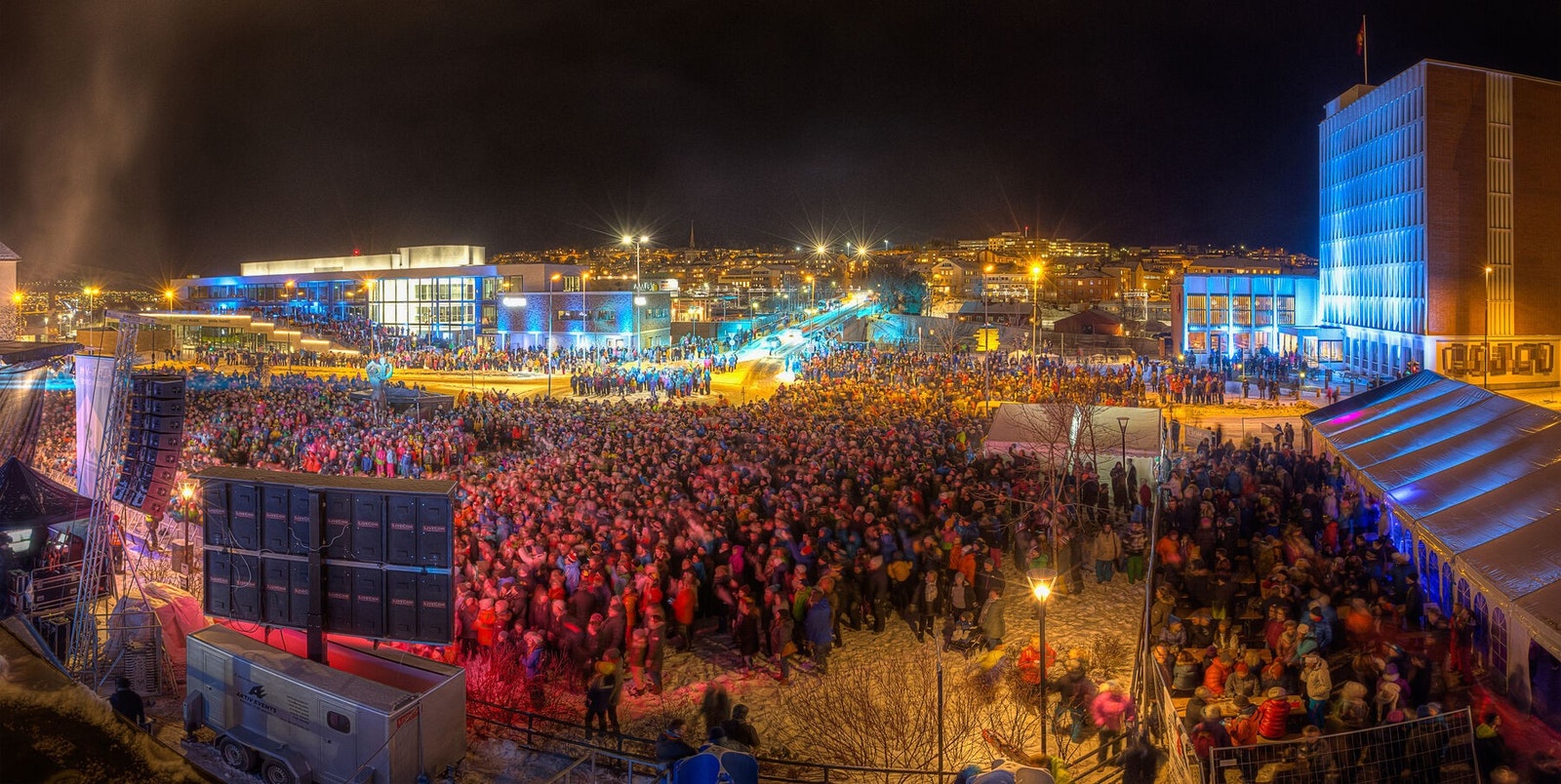 VM fest i Narvik sentrum Galleribilde