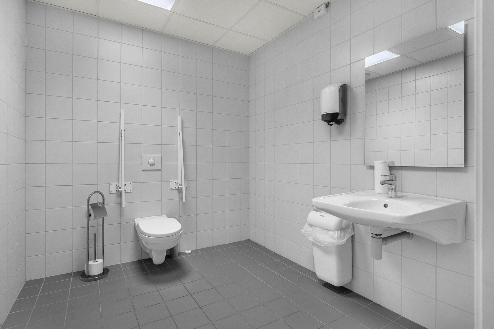 Universelt utformet toalett i fellesarealene. Galleribilde