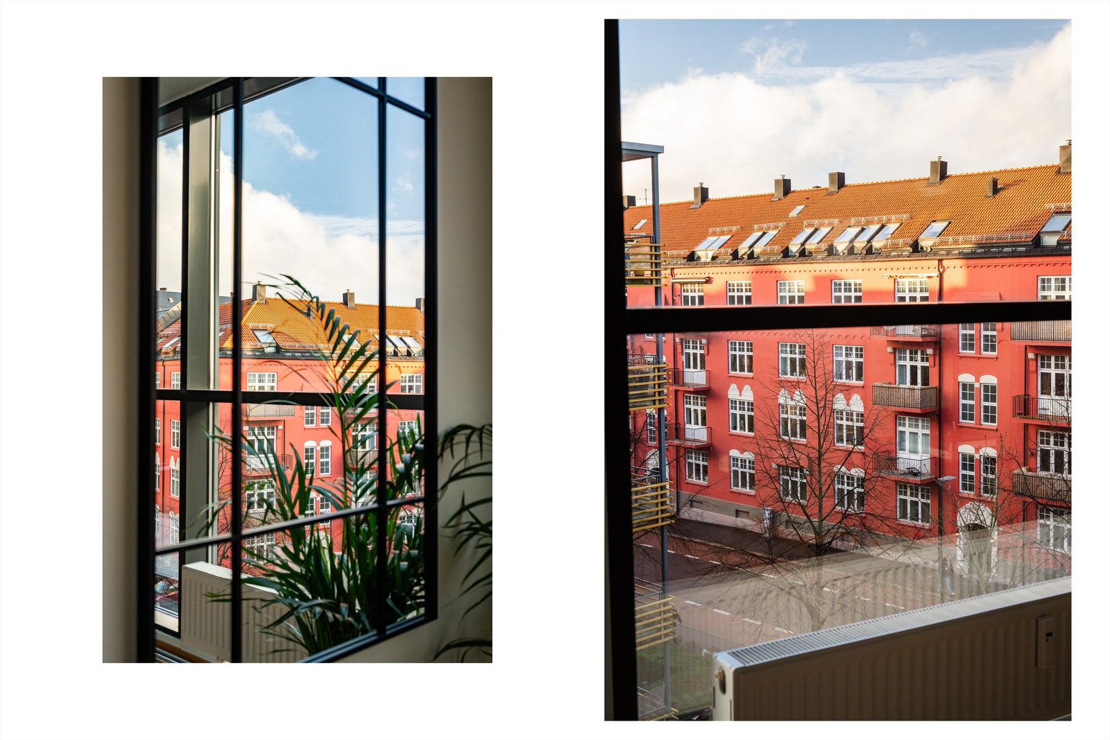 Utsikt fra underetasje Galleribilde