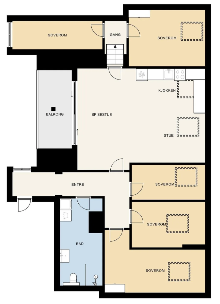 Efficient and private lay out Galleribilde