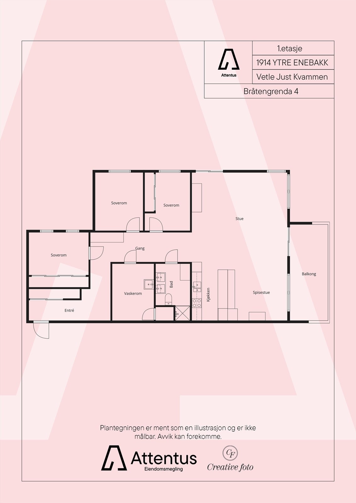 Plantegning Galleribilde