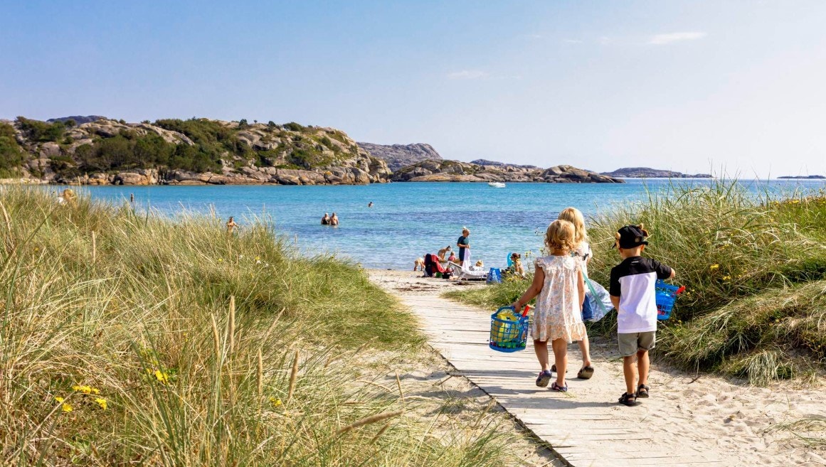 Sommer i Egersund - nærhet til Skadbergsanden. Et eldorado på sommeren. Bilde hentet fra visitNorway.dk Galleribilde