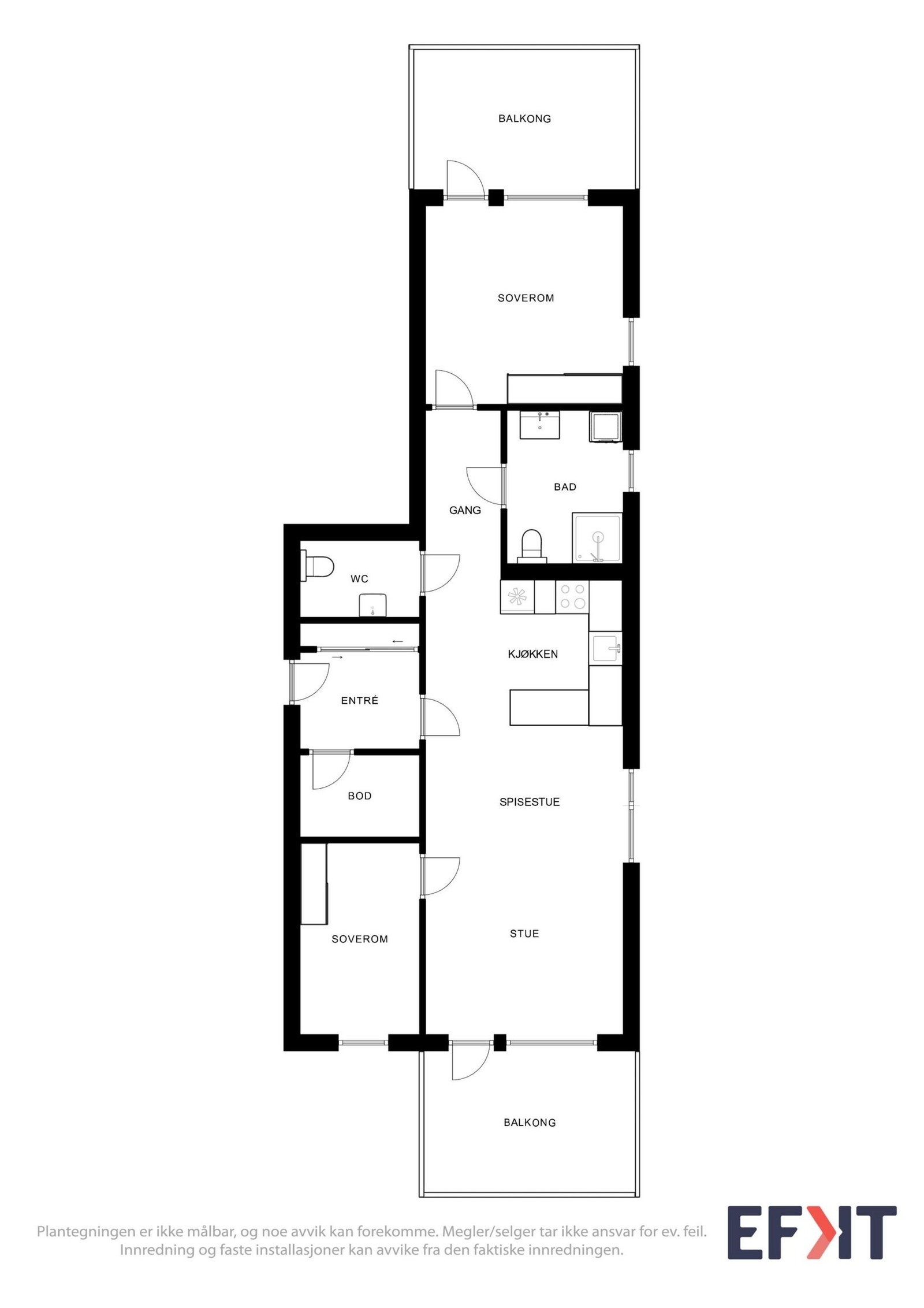 Plantegning Galleribilde