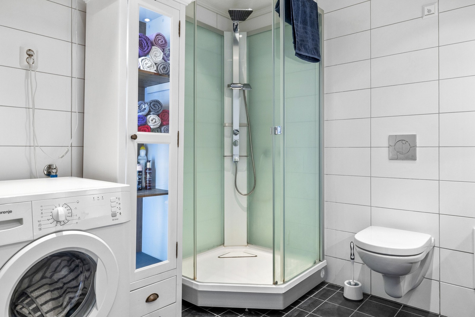 Badet har opplegg for vaskemaskin Galleribilde
