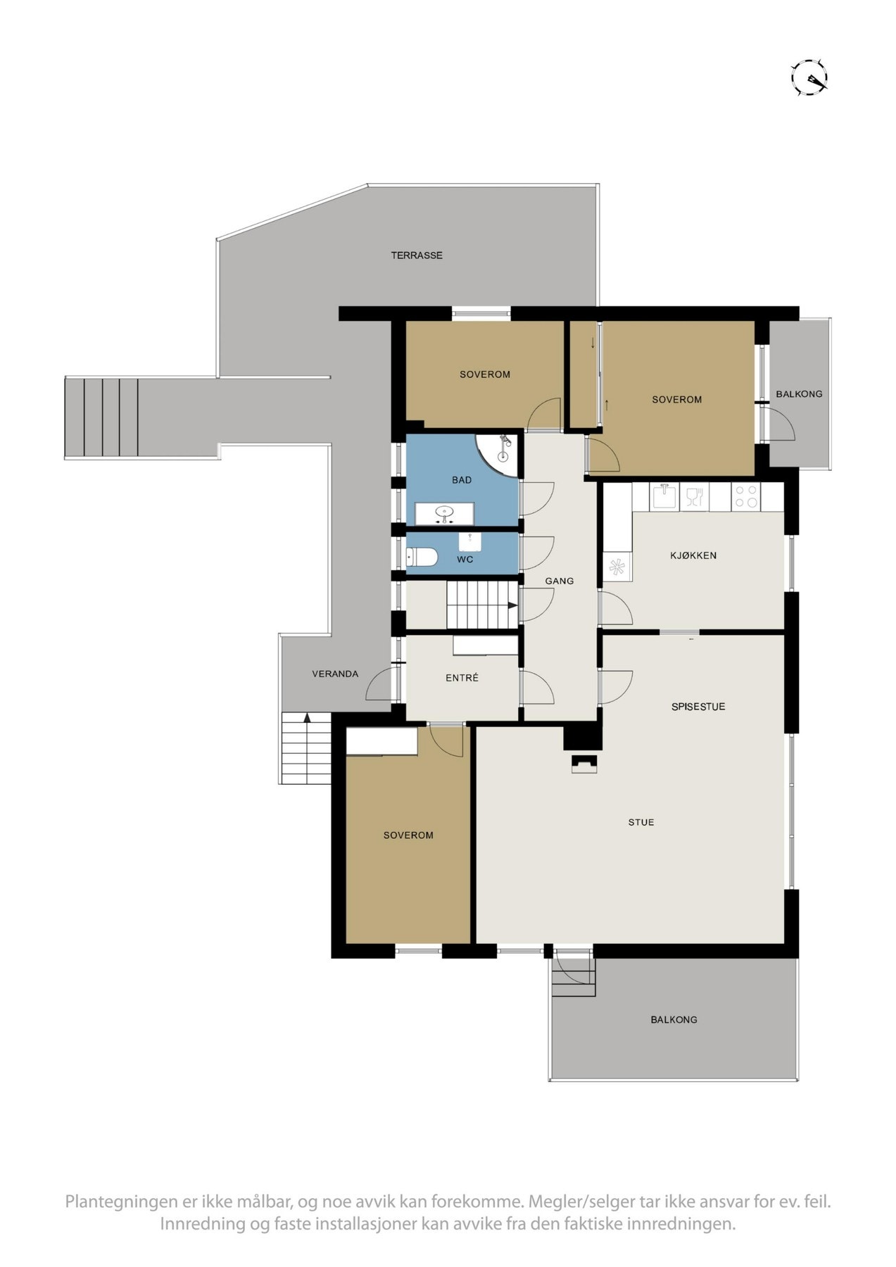 Plantegning Galleribilde