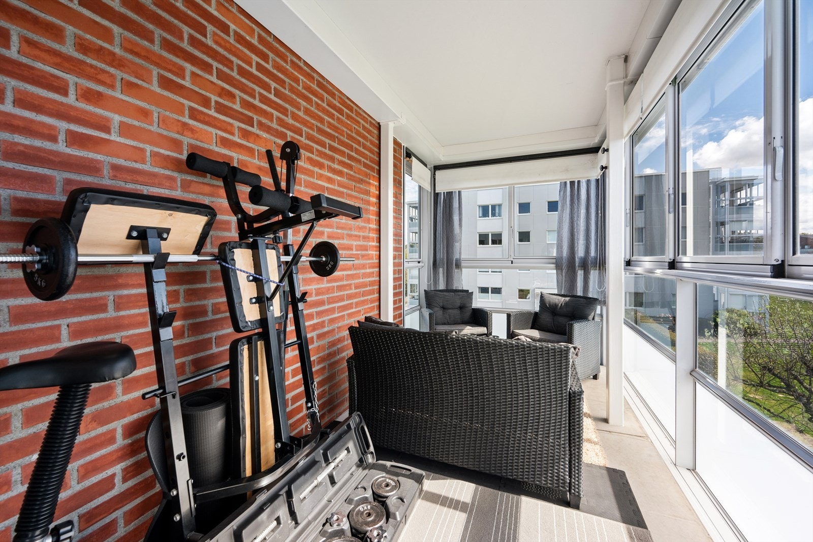Her har man god plass til å møblere i flere soner. Galleribilde