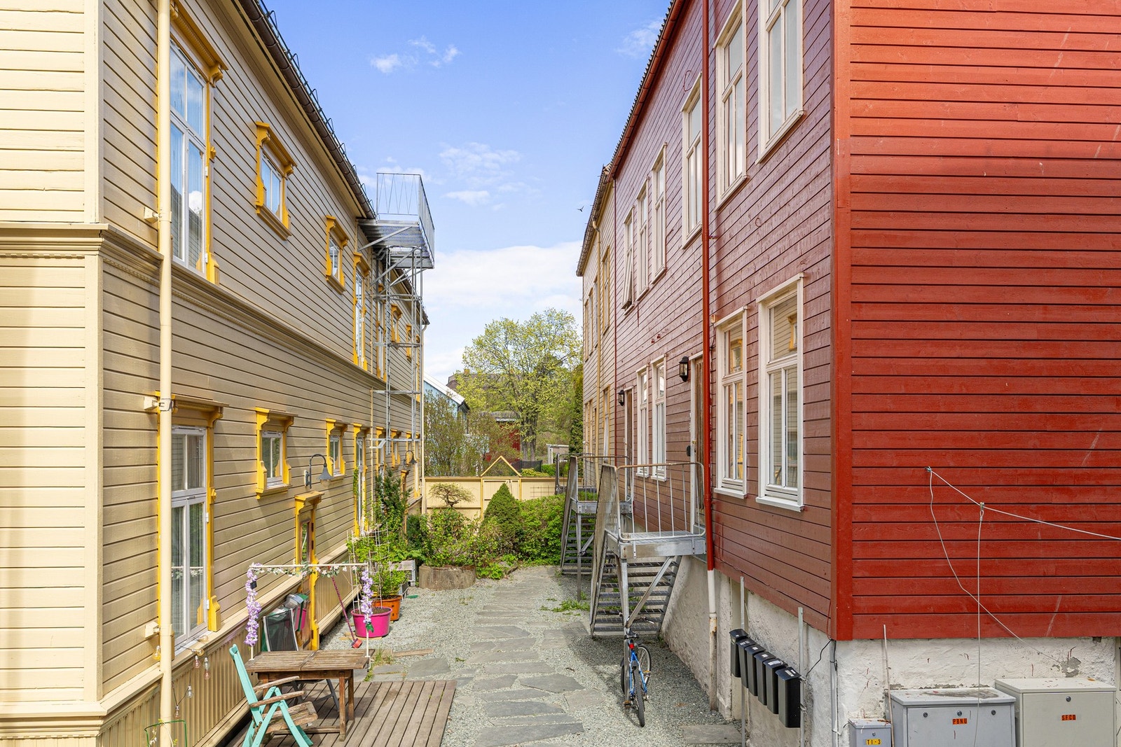 Weidemanns vei 17 B har en skjermet beliggenhet og kort avstand til både NTNU og Solsiden. Galleribilde