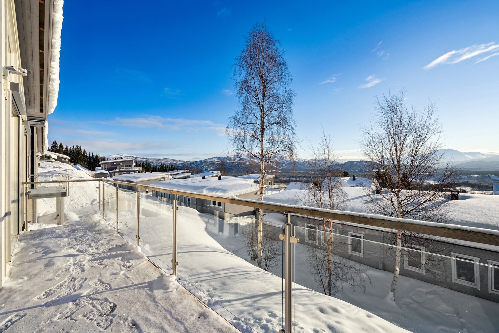 Terrasse og utsikt Galleribilde