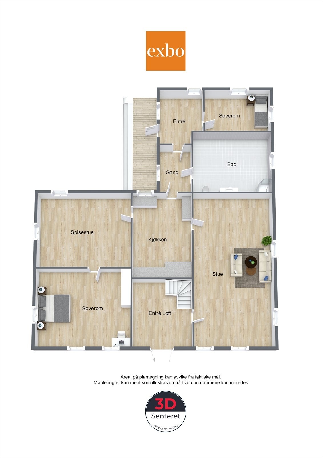 Plantegning 1 etasje Galleribilde