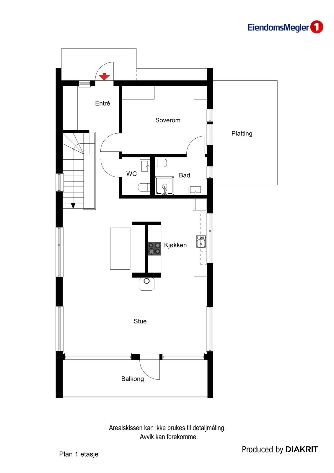 Plantegning Galleribilde