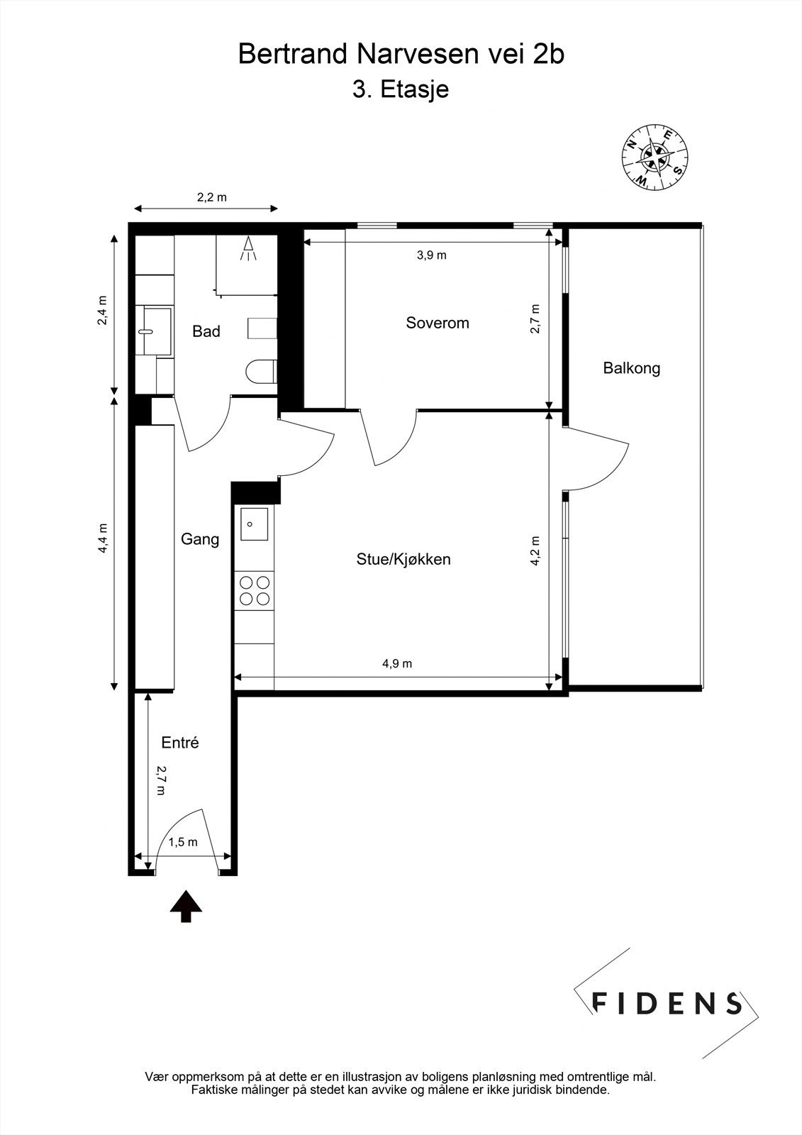 Plantegning Galleribilde