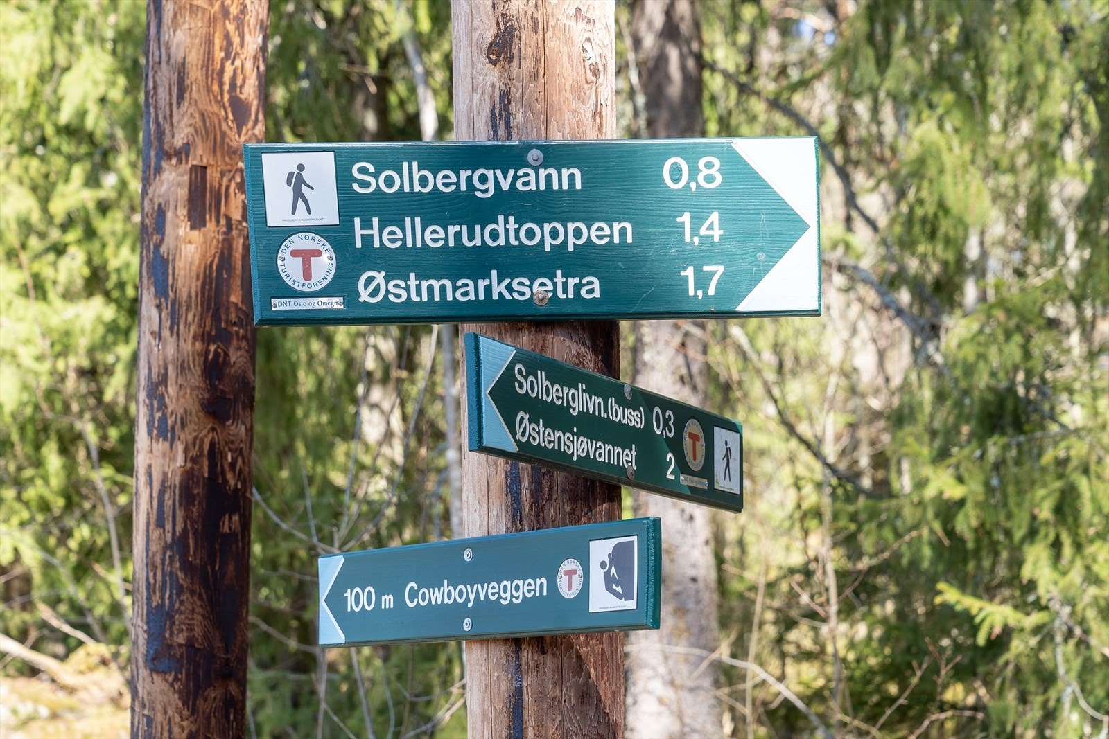 Fra boligen er det umiddelbar nærhet til Østmarka med et mylder av turmuligheter, enten man er til fots, sykkel eller på ski. Galleribilde